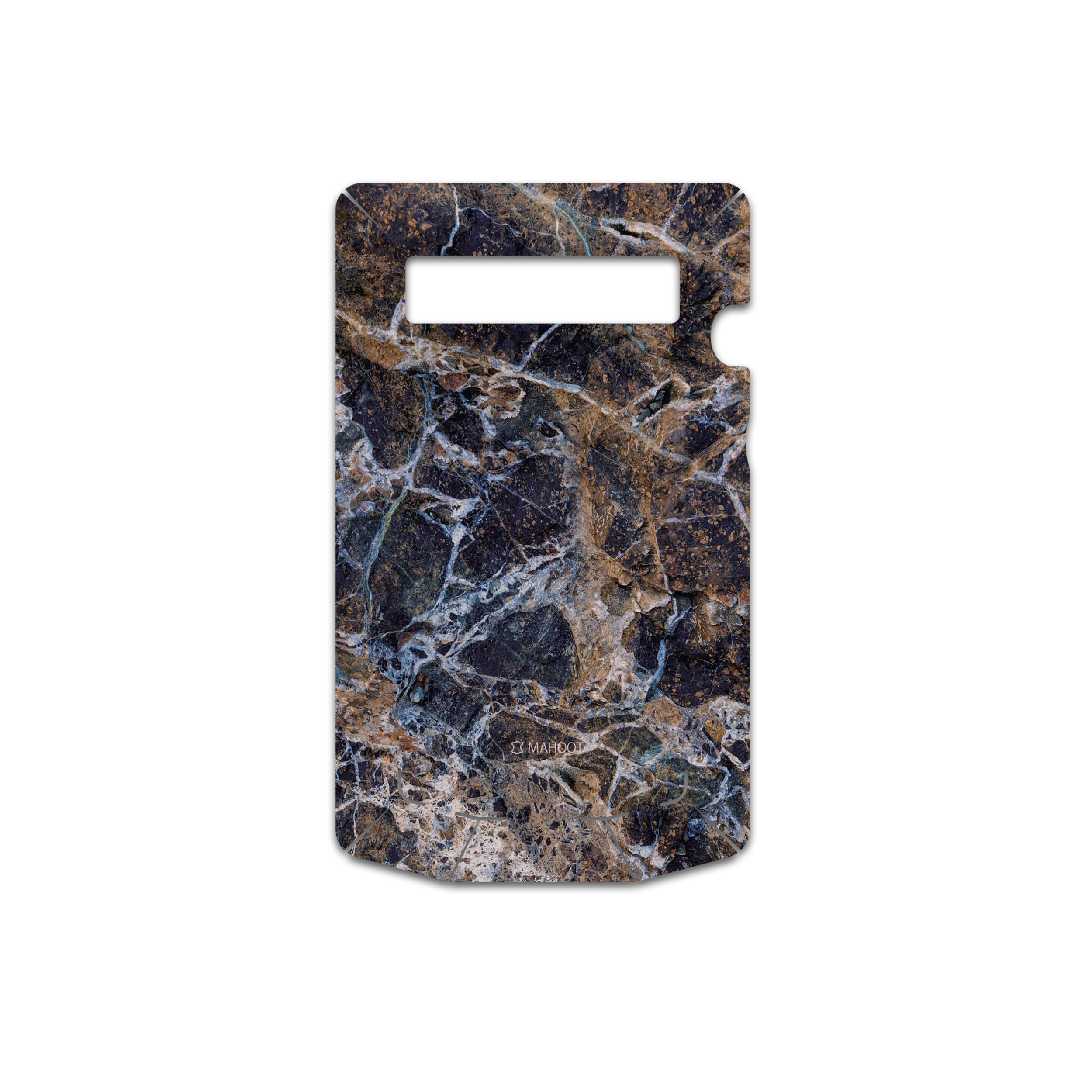 برچسب پوششی ماهوت مدل Earth-White-Marble مناسب برای گوشی موبایل بلک بری Porsche Design P9981