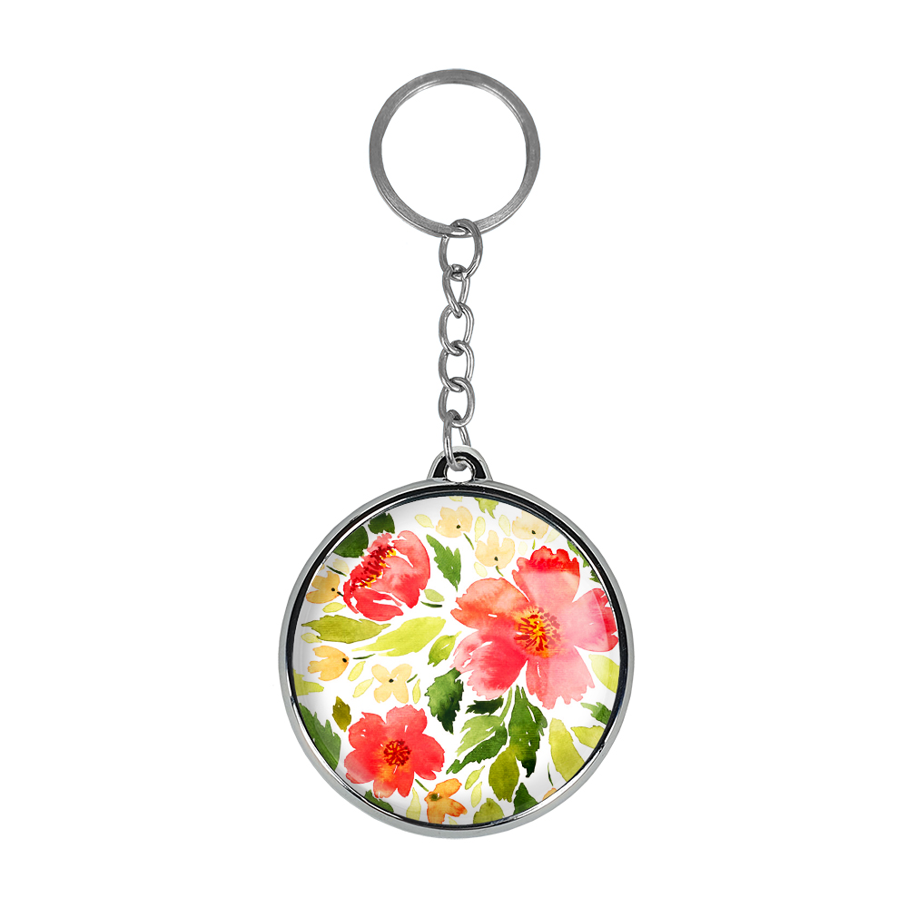 جاکلیدی خندالو طرح گل گلی مدل دوطرفه کد 22412244