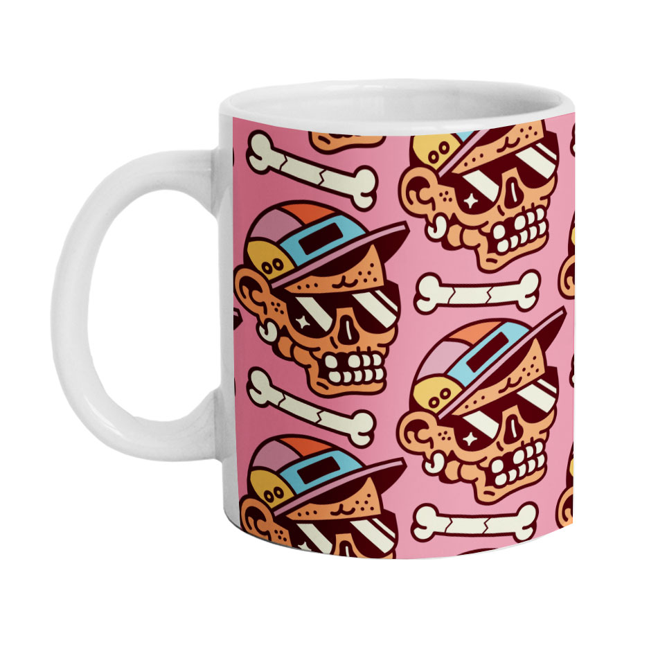 ماگ دارلی طرح اسکلت مدل DarlyM700