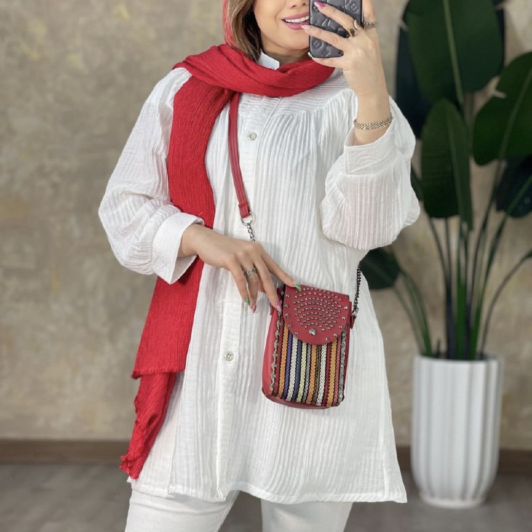 مانتو کوتاه زنانه. مانتو دلتا کراش. شومیز مانتویی زنانه. مانتو جلو دکمه. ارسال رایگان. مانتو زنانه. مانتو دخترانه