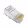 سوکت شبکه Cat6 UTP امپ مدل RJ45  بسته 100 عددی