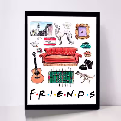 تابلو مدل Friends کد F-5017