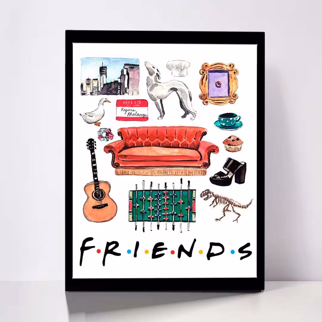 تابلو مدل Friends کد F-5017