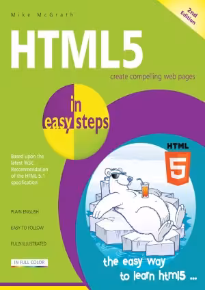 خرید و دانلود نسخه کامل کتاب HTML5 in easy steps