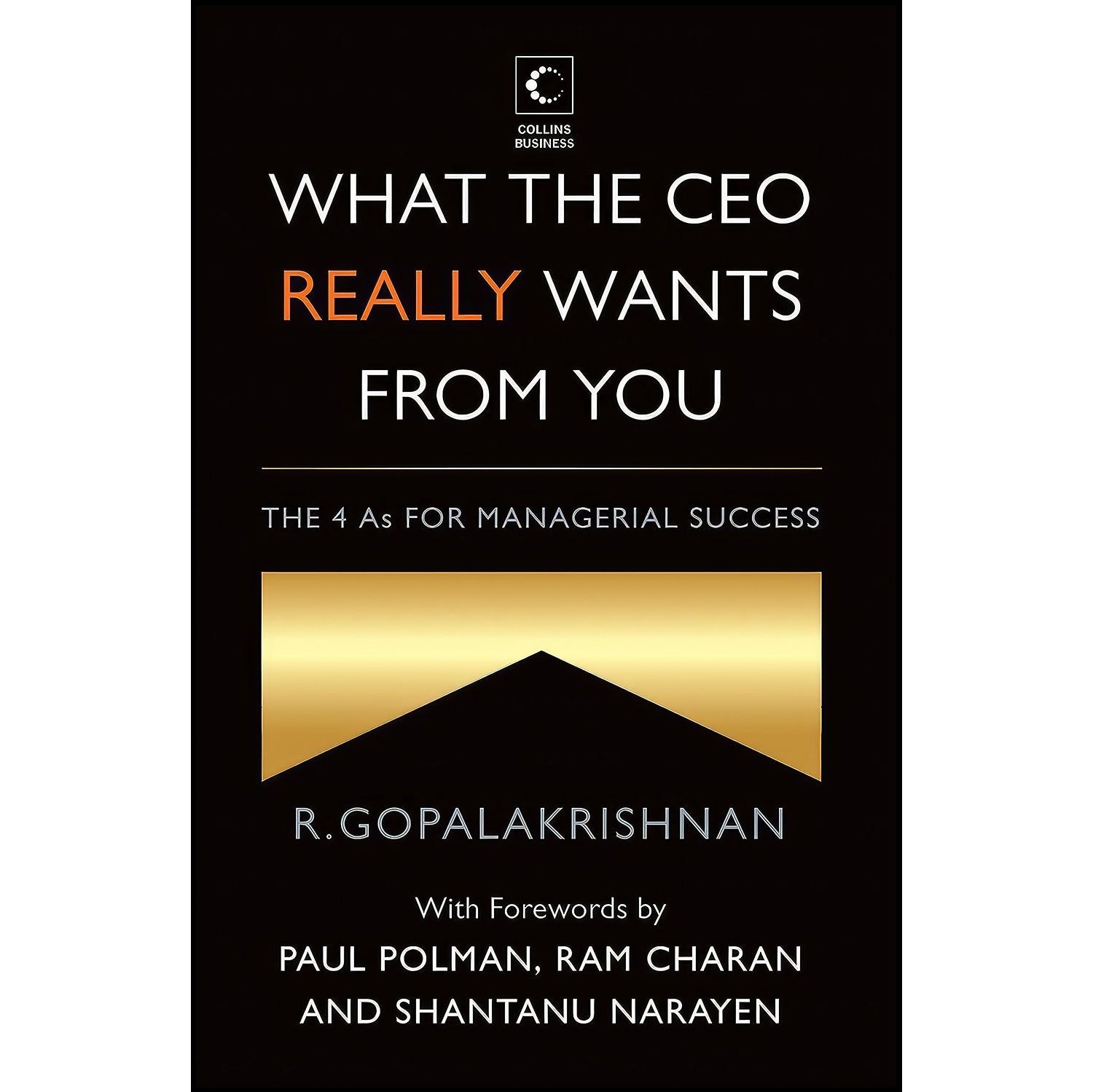 کتاب زبان اصلی What The Ceo Really Wants From You  اثر R Gopalakrishnan