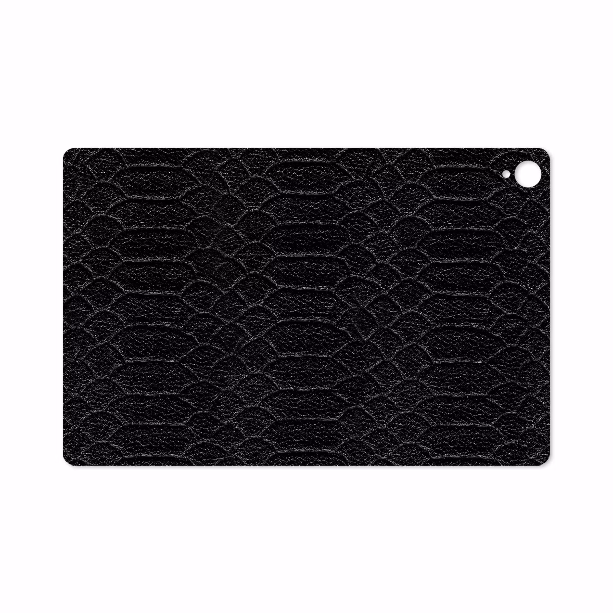 برچسب پوششی ماهوت مدل Black-Snake-Leather مناسب برای تبلت هوآوی Mediapad M6 10.8 2019