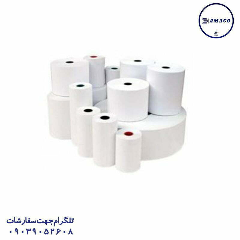 رول حرارتی 8 سانت چاپ مشکی