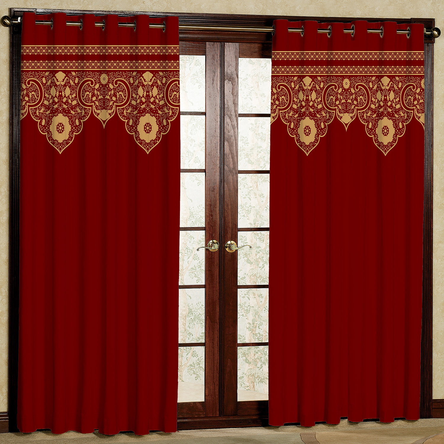 پرده مدل هازان پانچی کد 4135 سایز 140x200 سانتی متر