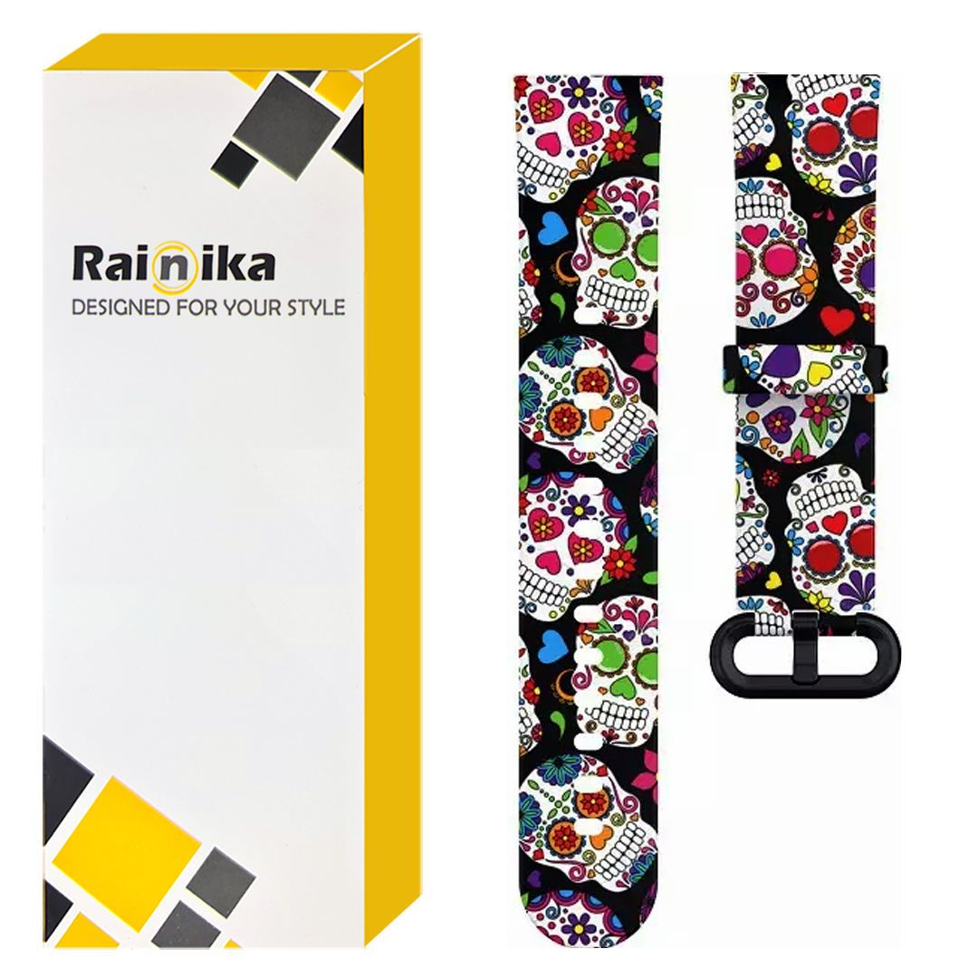 بند رینیکا مدل Skeleton مناسب برای مچ بند هوشمند شیائومی Mi Watch Lite