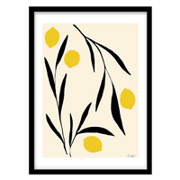 قیمت و خرید تابلو دکوراتیو مدل نقاشی برگ و میوه کد 0589