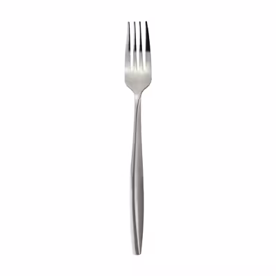 قاشق و چنگال 12 پارچه مدل مات و براق  کد UN - 3511