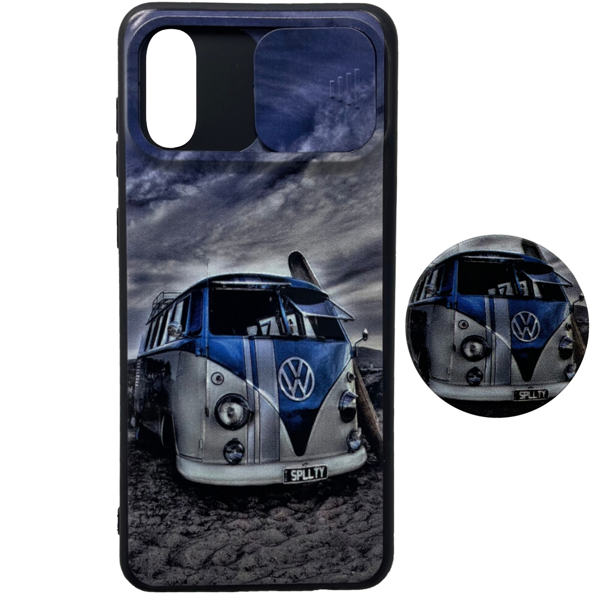 کاور مدل a022-12 مناسب برای گوشی موبایل سامسونگ GALAXY A02 / A022 به همراه پایه نگهدارنده