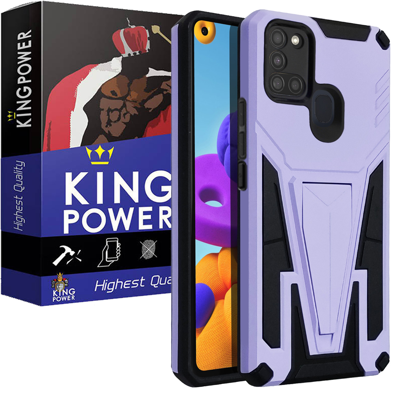 کاور کینگ پاور مدل MOSH21 مناسب برای گوشی موبایل سامسونگ Galaxy A21S