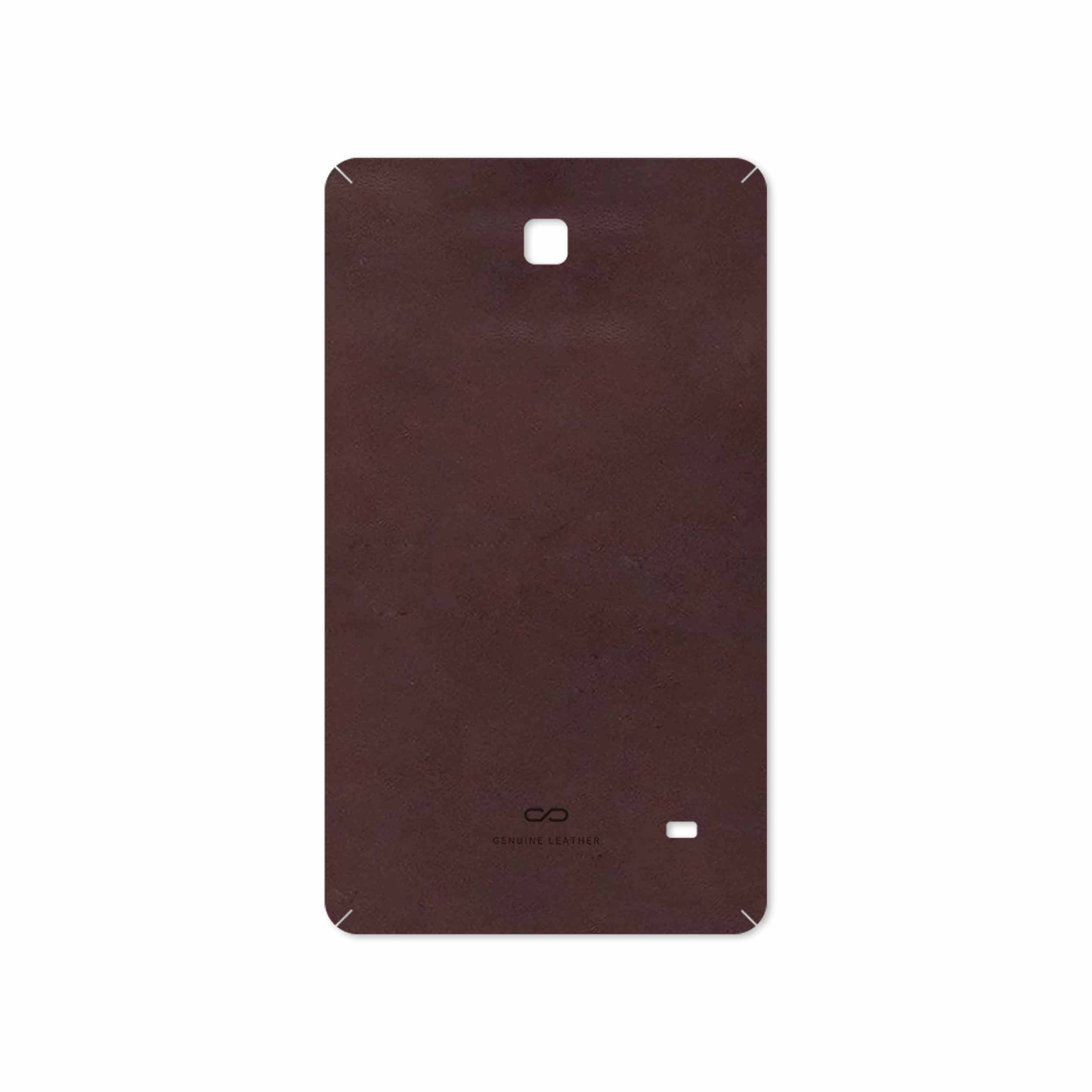 برچسب پوششی ماهوت مدل Matte-Dark-Brown-Leather مناسب برای تبلت سامسونگ Galaxy Tab 4 7.0 2014 T230
