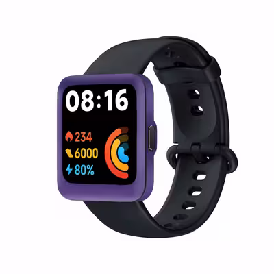 برچسب ماهوت طرح Matte-BlueBerry مناسب برای ساعت هوشمند شیائومی Redmi Watch 2 Lite
