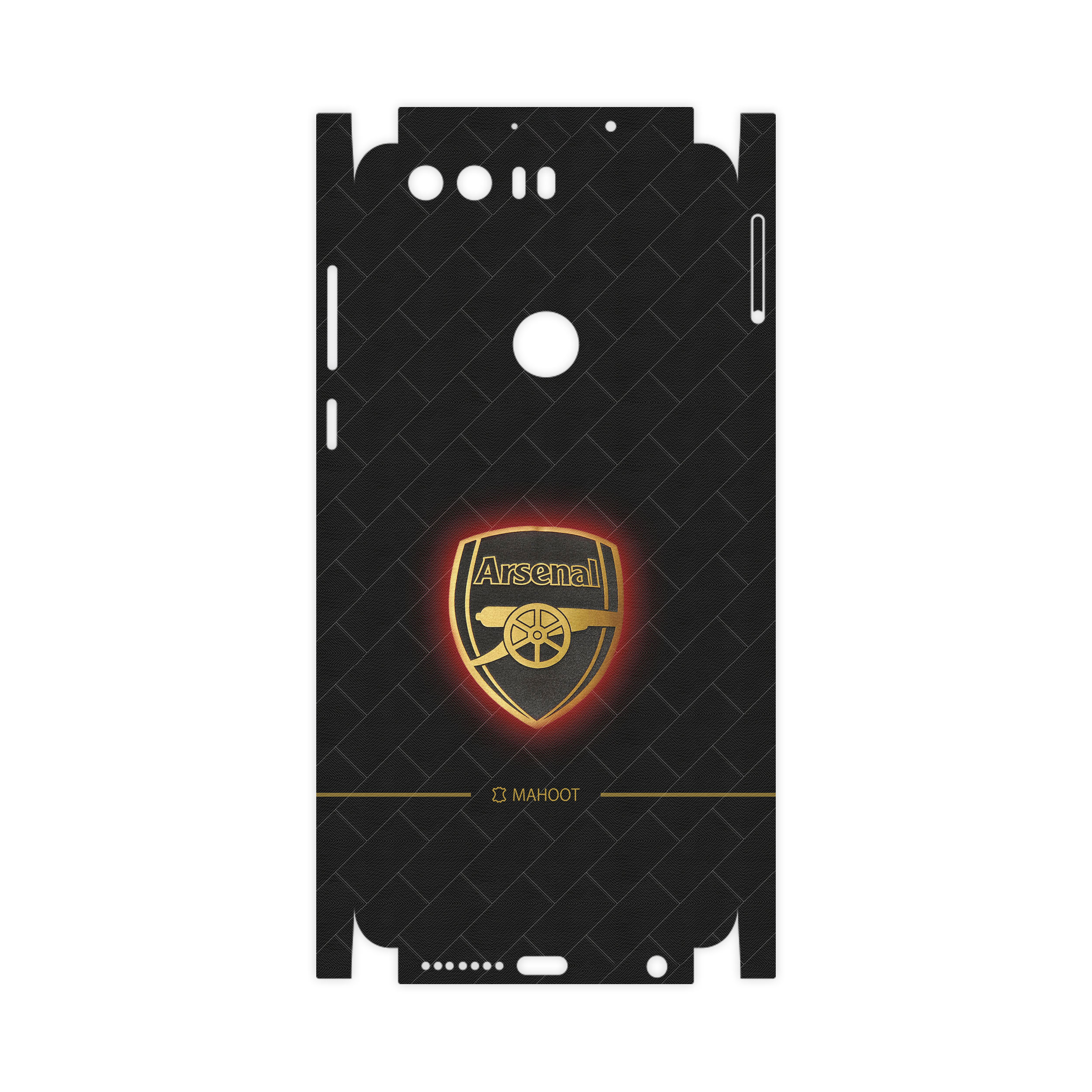برچسب پوششی ماهوت مدل Arsenal-FC-FullSkin مناسب برای گوشی موبایل آنر 8