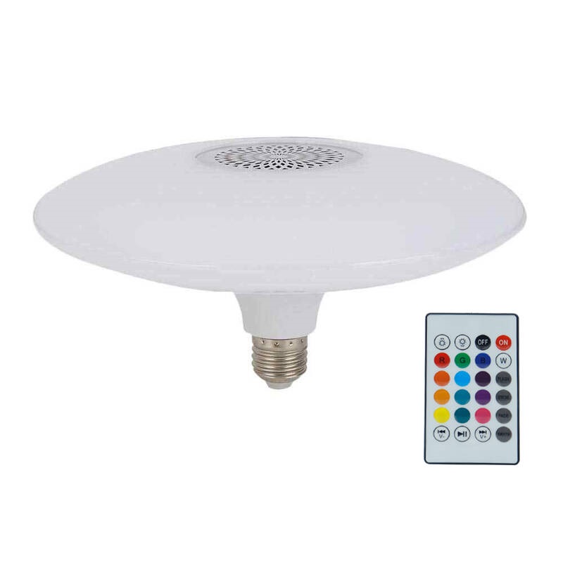 لامپ LED اسپیکر دار بلوتوثی UL-D0612 24W E27 ریموت کنترل