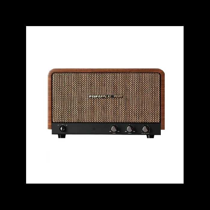 اسپیکر دسکتاپ ادیفایر بلوتوثی مدل AIRPULSE P100X WALNUT - فروشگاه اینترنتی سیب سبز