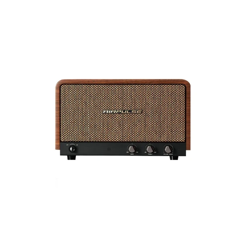 اسپیکر دسکتاپ ادیفایر بلوتوثی مدل AIRPULSE P100X WALNUT - فروشگاه اینترنتی سیب سبز