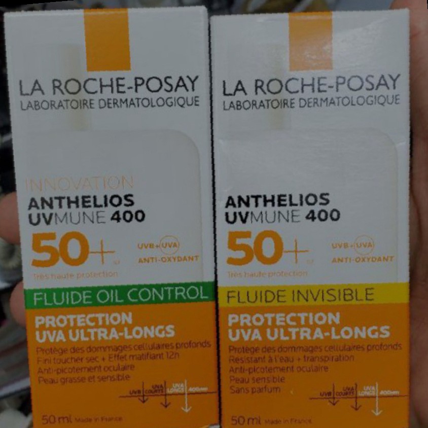 کرم ضد آفتاب لاروش پوزای UVMUNE 400 Invisible Fluid. ارجینال