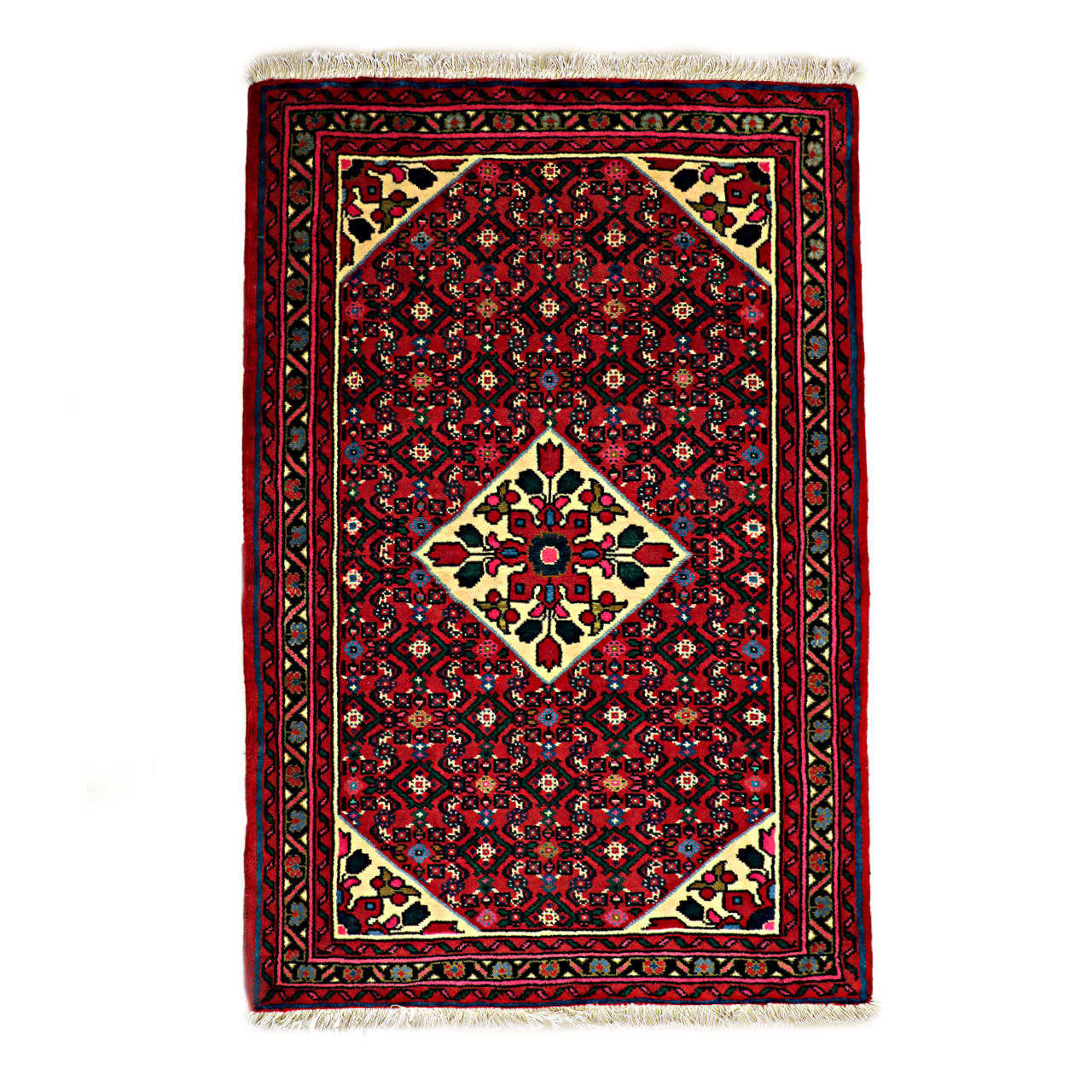 فرش دستبافت ذرع و نیم کد H1733