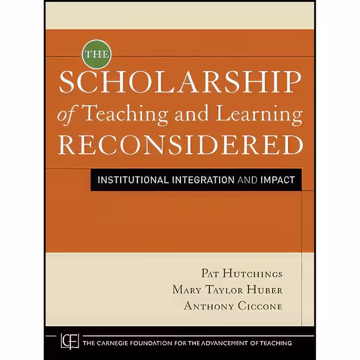 کتاب زبان اصلی The Scholarship of Teaching and Learning Reconsidered
