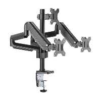 خرید پایه نگهدارنده مانیتور Twisted Minds Triple Monitor Mechanical Spring With USB Monitor Arm Black با بهترین قیمت