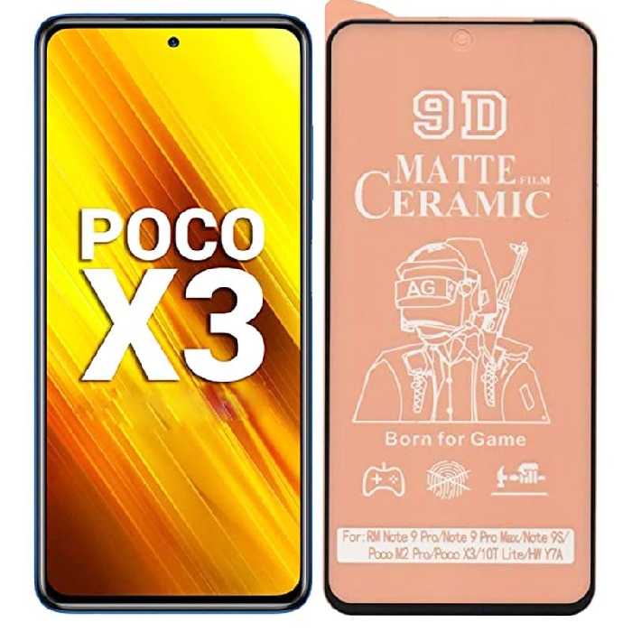 گلس سرامیکی مات Xiaomi Poco X3 Pro / nfc