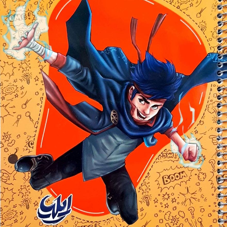 دفتر 100 برگ فنری طرح ایلیا