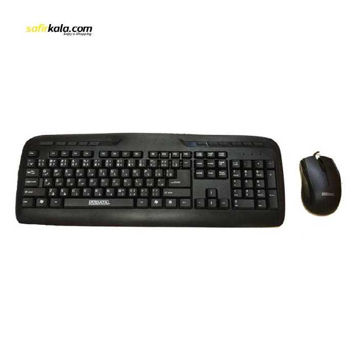 کیبورد و ماوس سادیتا مدل SKM-1554 با حروف فارسی