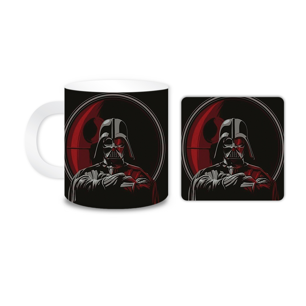 ماگ مدل جنگ ستارگان کد 1086 به همراه زیر لیوانی