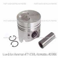 پیستون لیفتراک مدل Yanmar 4TNE98, Komatsu 4D98E
