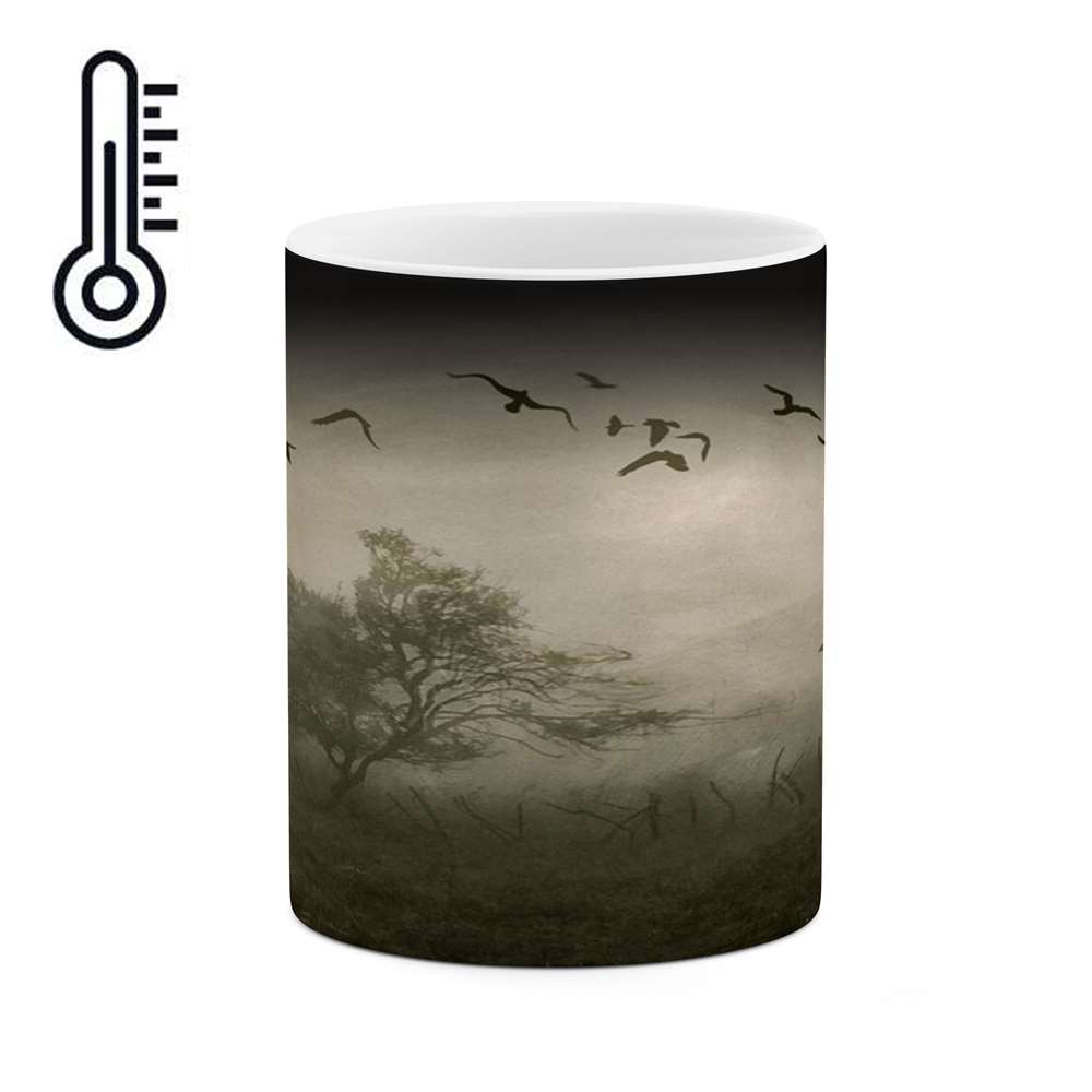 ماگ حرارتی کاکتی طرح نقاشی مدل mgh13519