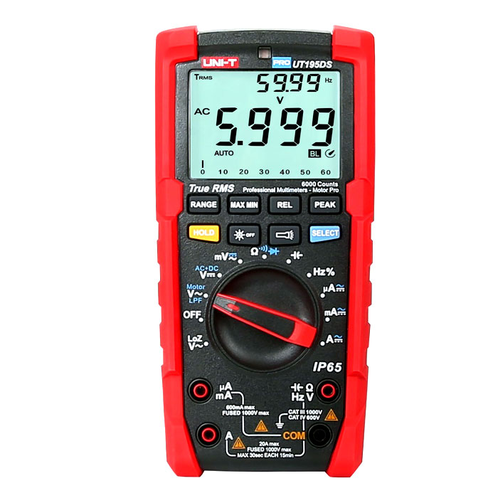 مولتی متر حرفه ای یونیتی مدل UNI-T 195-DS