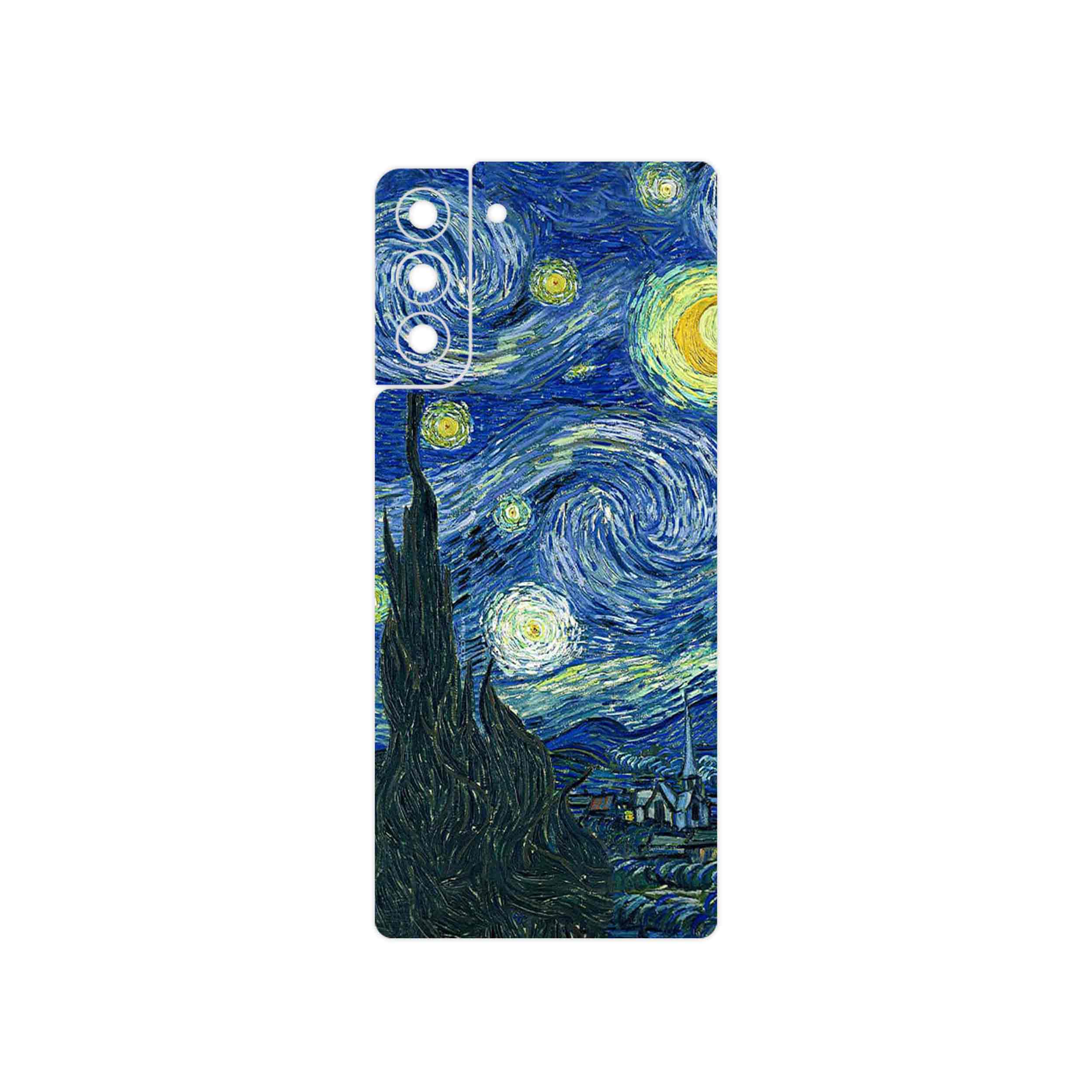 برچسب پوششی ماهوت مدل The Starry Night of van Gogh مناسب برای گوشی موبایل سامسونگ Galaxy S21 Plus 5G
