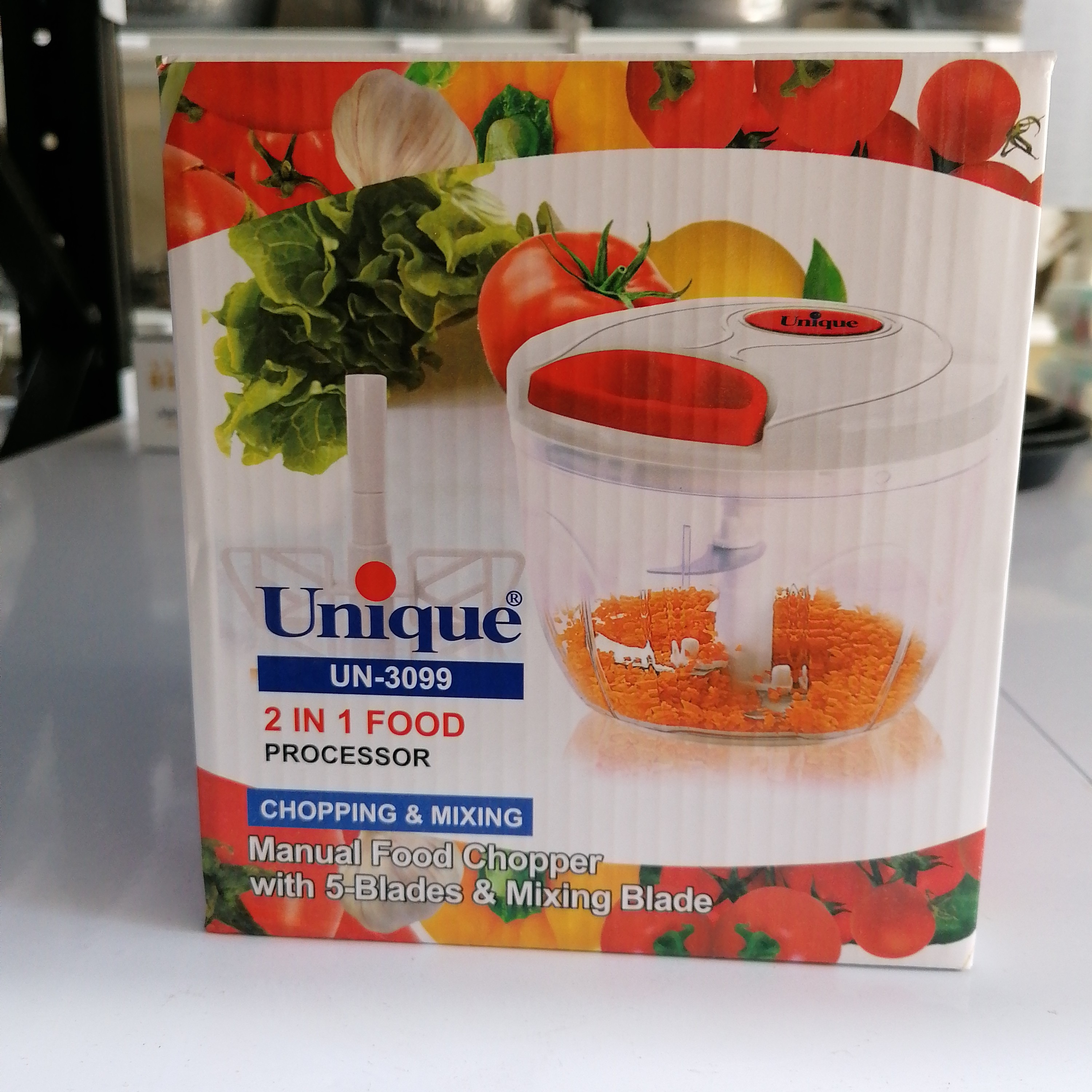 خردکن و همزن دستی پنج تیغ برند یونیک اصل 