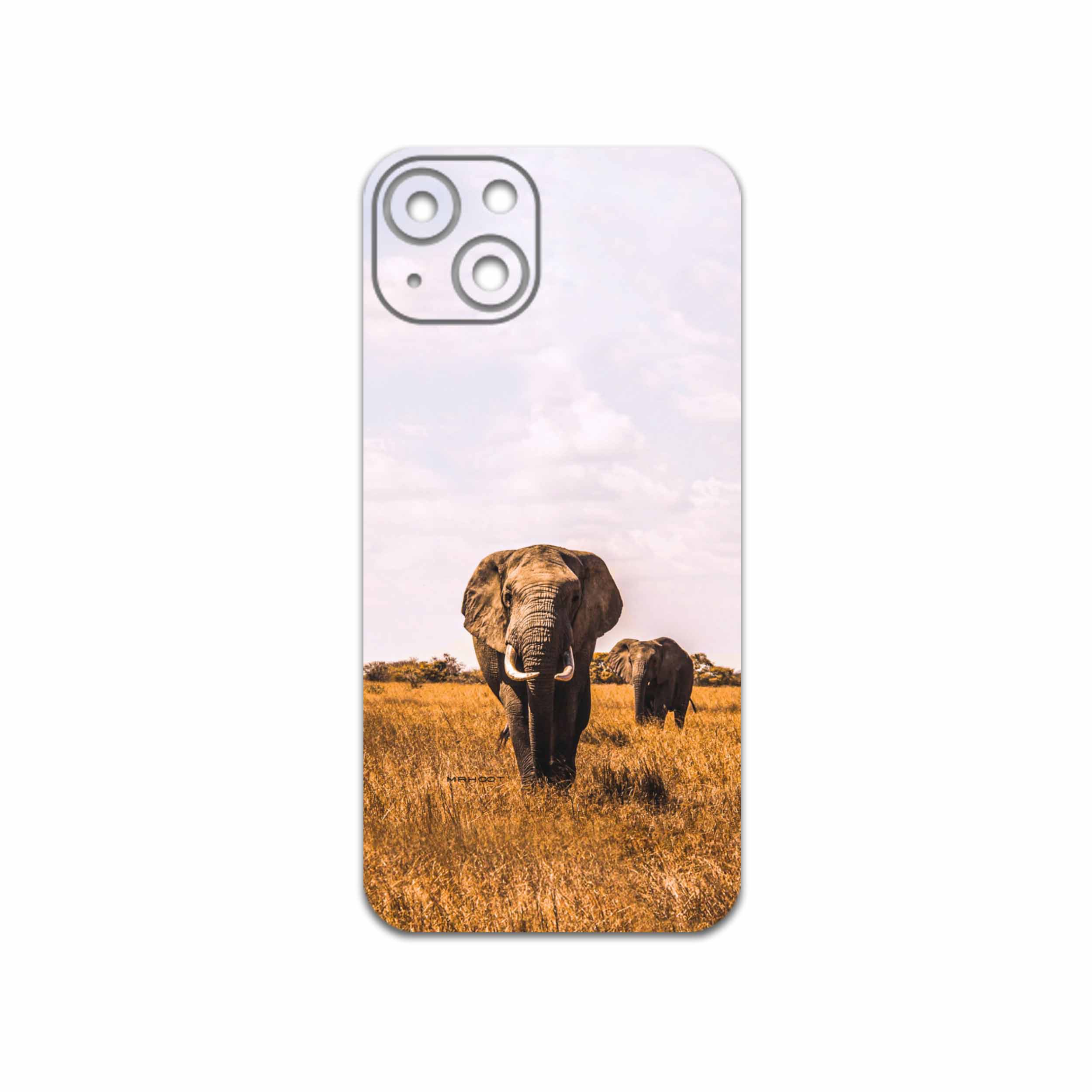 برچسب پوششی ماهوت مدل Elephant مناسب برای گوشی موبایل اپل iPhone 13