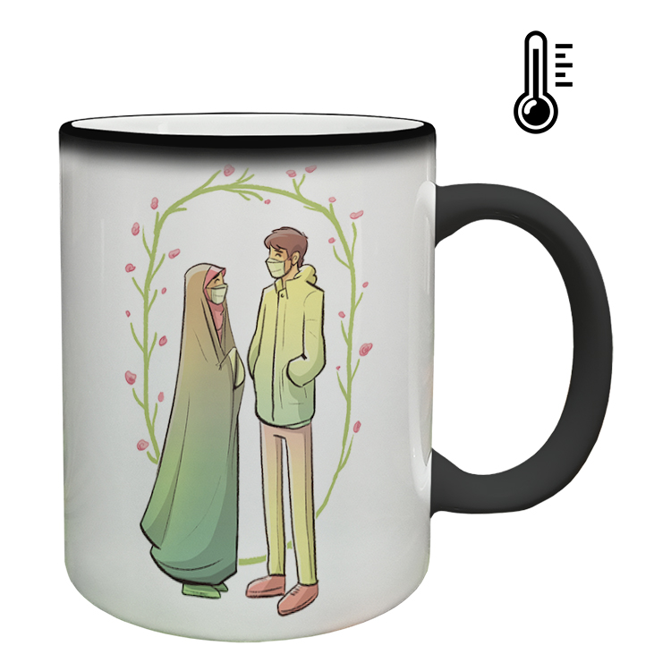 ماگ حرارتی مدل عاشقانه کد 245