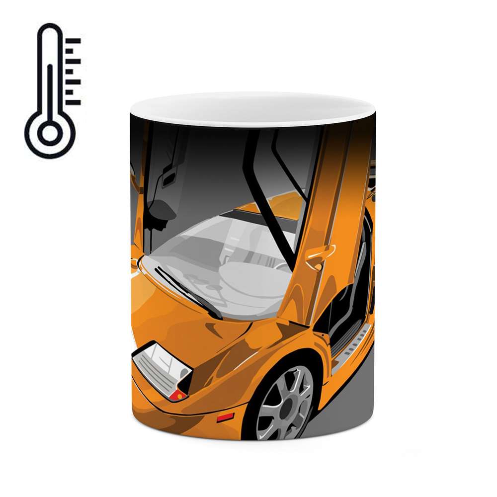 ماگ حرارتی طرح ماشین مدل mgh11612