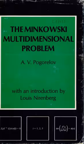 خرید و دانلود نسخه کامل کتاب The Minkowski Multidimensional Problem