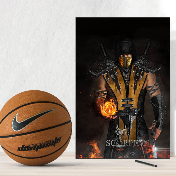 تابلو شاسی طرح Mortal Kombat مدل scorpion 401