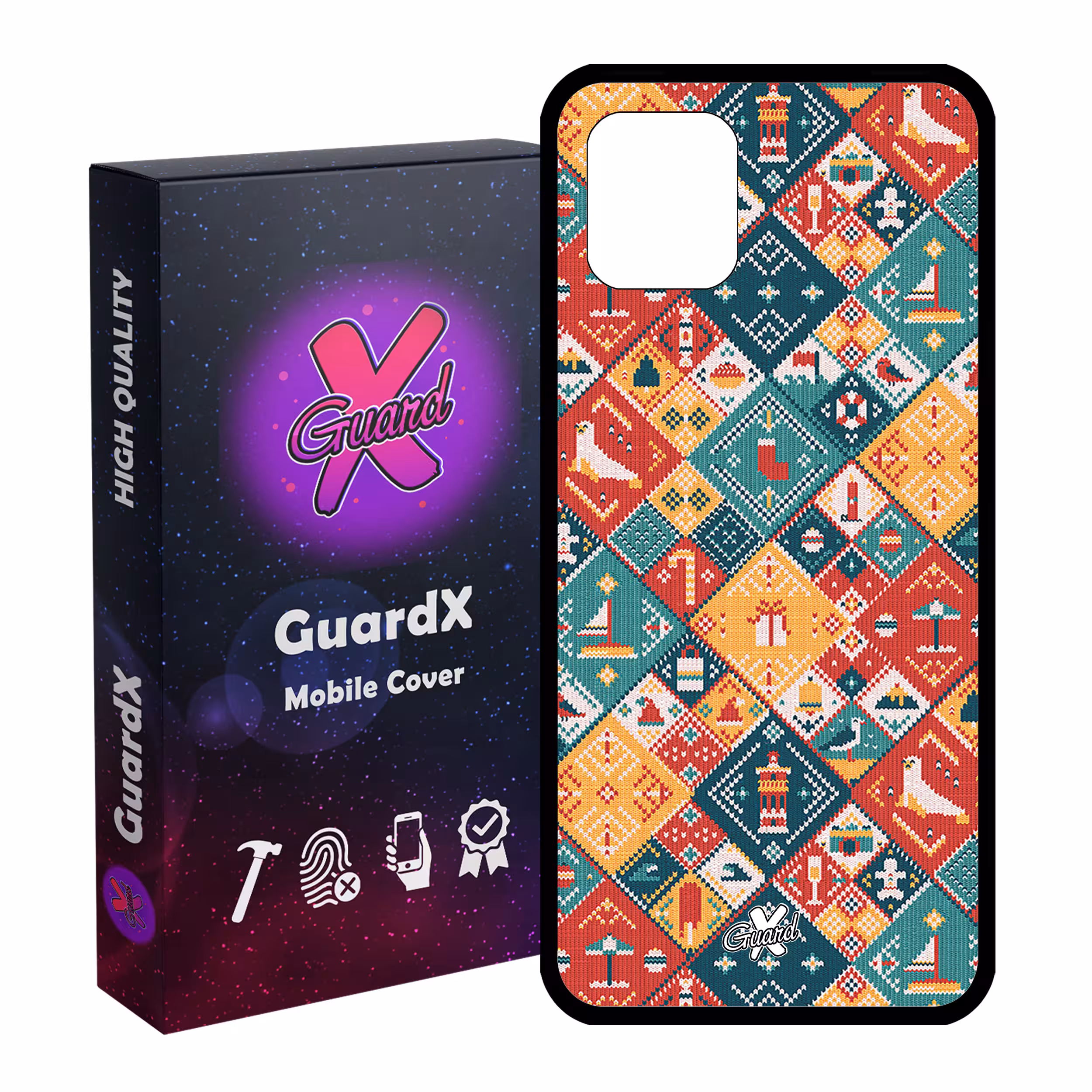 کاور گارد ایکس طرح Pattern مدل Glass10168 مناسب برای گوشی موبایل سامسونگ Galaxy Note 10 Lite