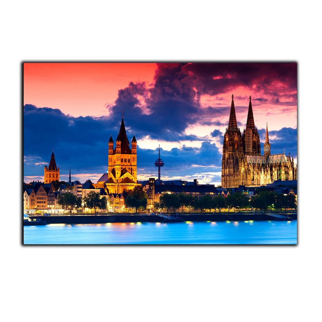 تابلو شاسی بکلیت طرح منظره شهری کلن آلمان مدل SH-S2946