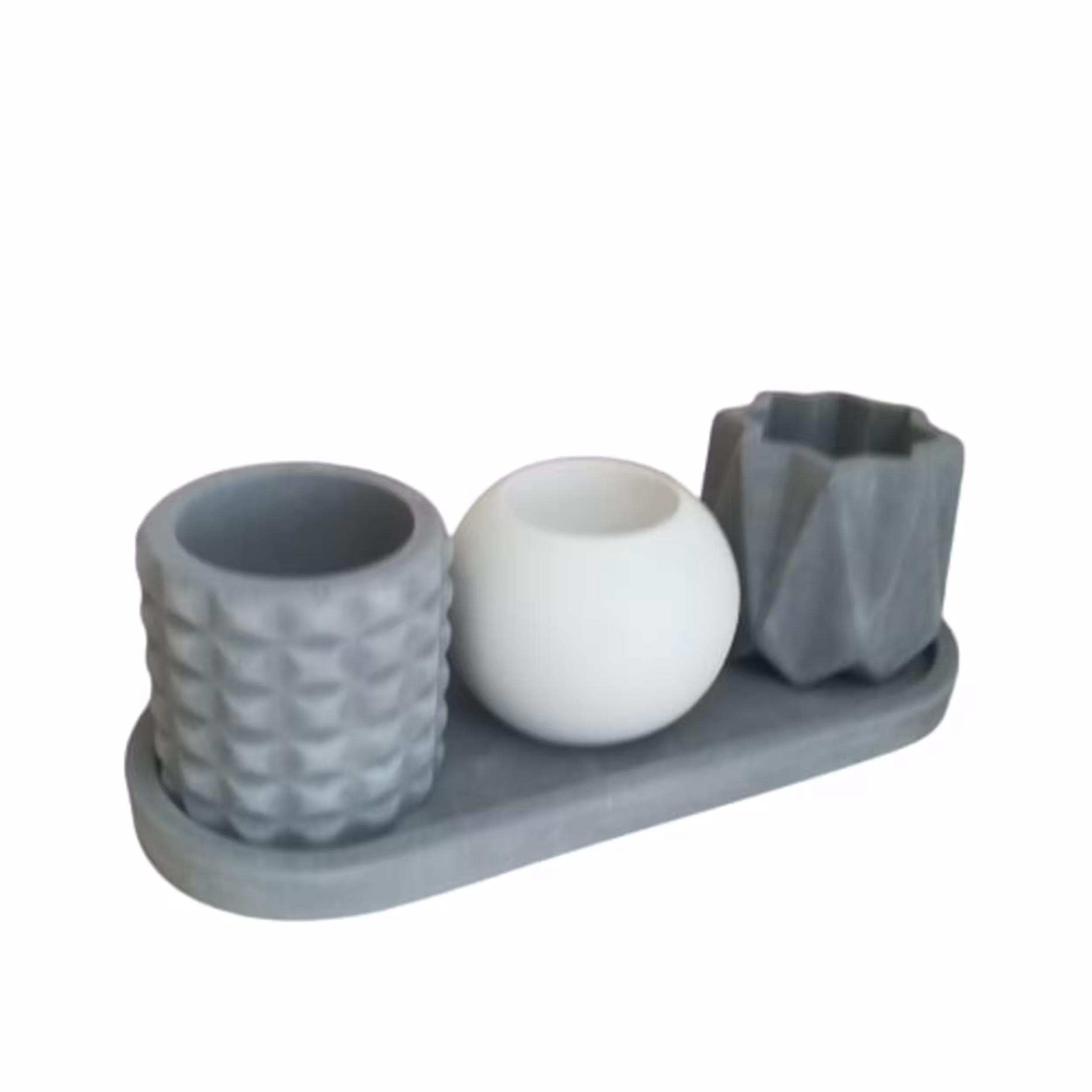 گلدان دکوری مدل تیتان کد ST2459807 مجموعه 4 عددی 