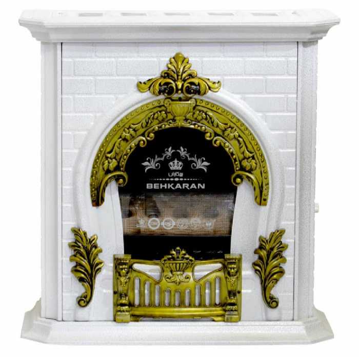 بخاری گازی بهکاران طرح پرنس مدل شومینه گارد دار 36000