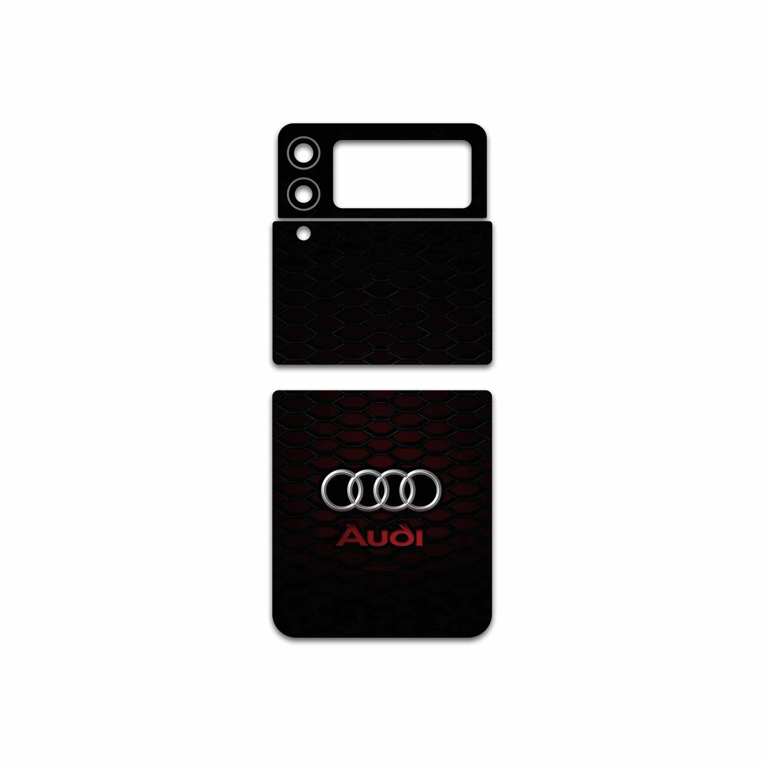 برچسب پوششی ماهوت مدل Audi-AG مناسب برای گوشی موبایل سامسونگ Galaxy Z Flip3 5G