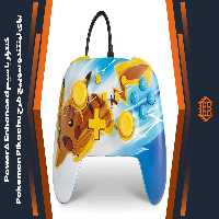 کنترلر با سیم PowerA Enhanced مخصوص Nintendo Switch – طرح Pokemon Pikachu Charge
