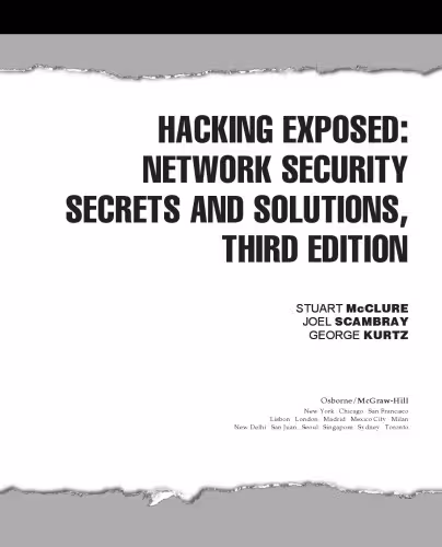 خرید و دانلود نسخه کامل کتاب Hacking Exposed: Network Security Secrets &amp; Solutions