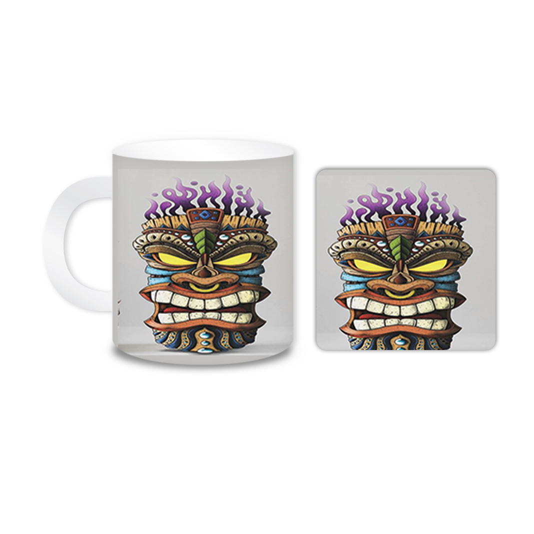 ماگ مدل ماسک کد 1320 به همراه زیر لیوانی