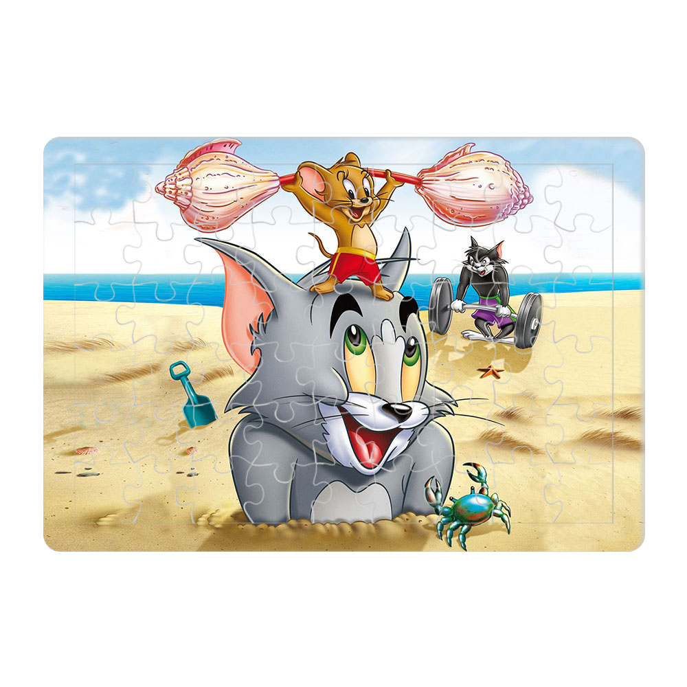 پازل 54 تکه طرح تام و جری مدل P1329